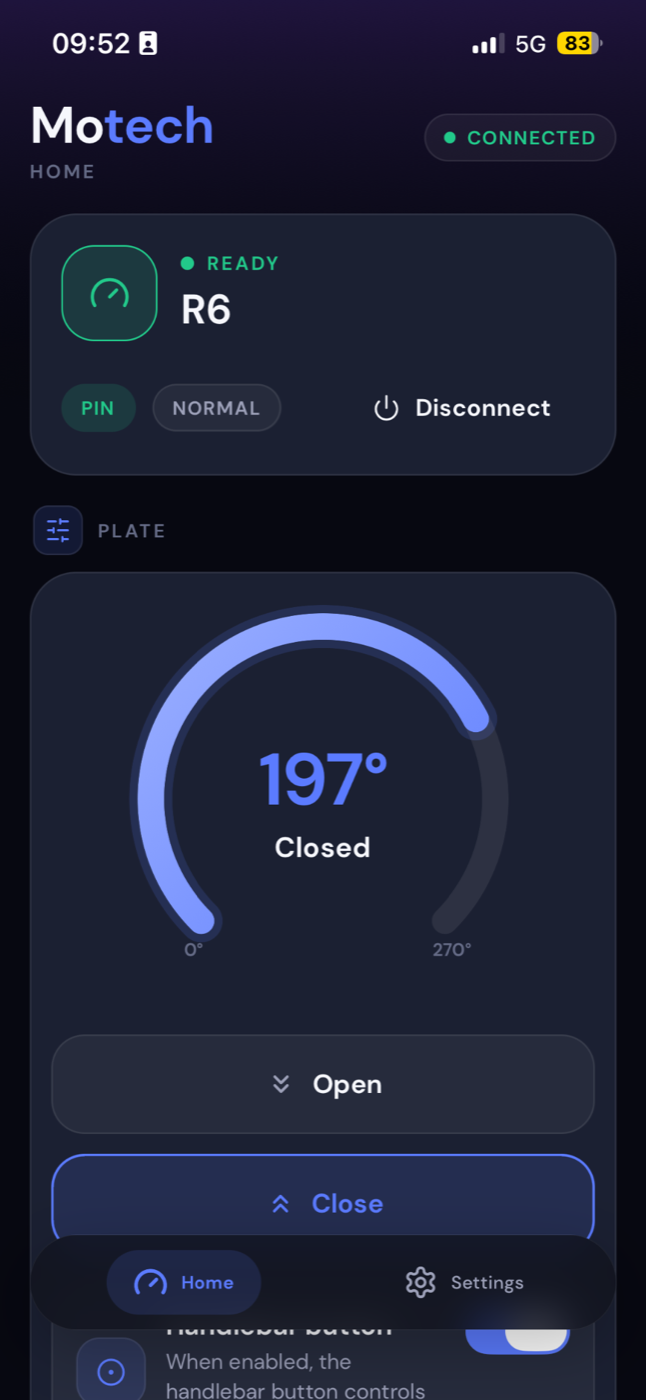 Motech App auf dem Smartphone