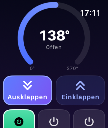 Motech App auf der Apple Watch